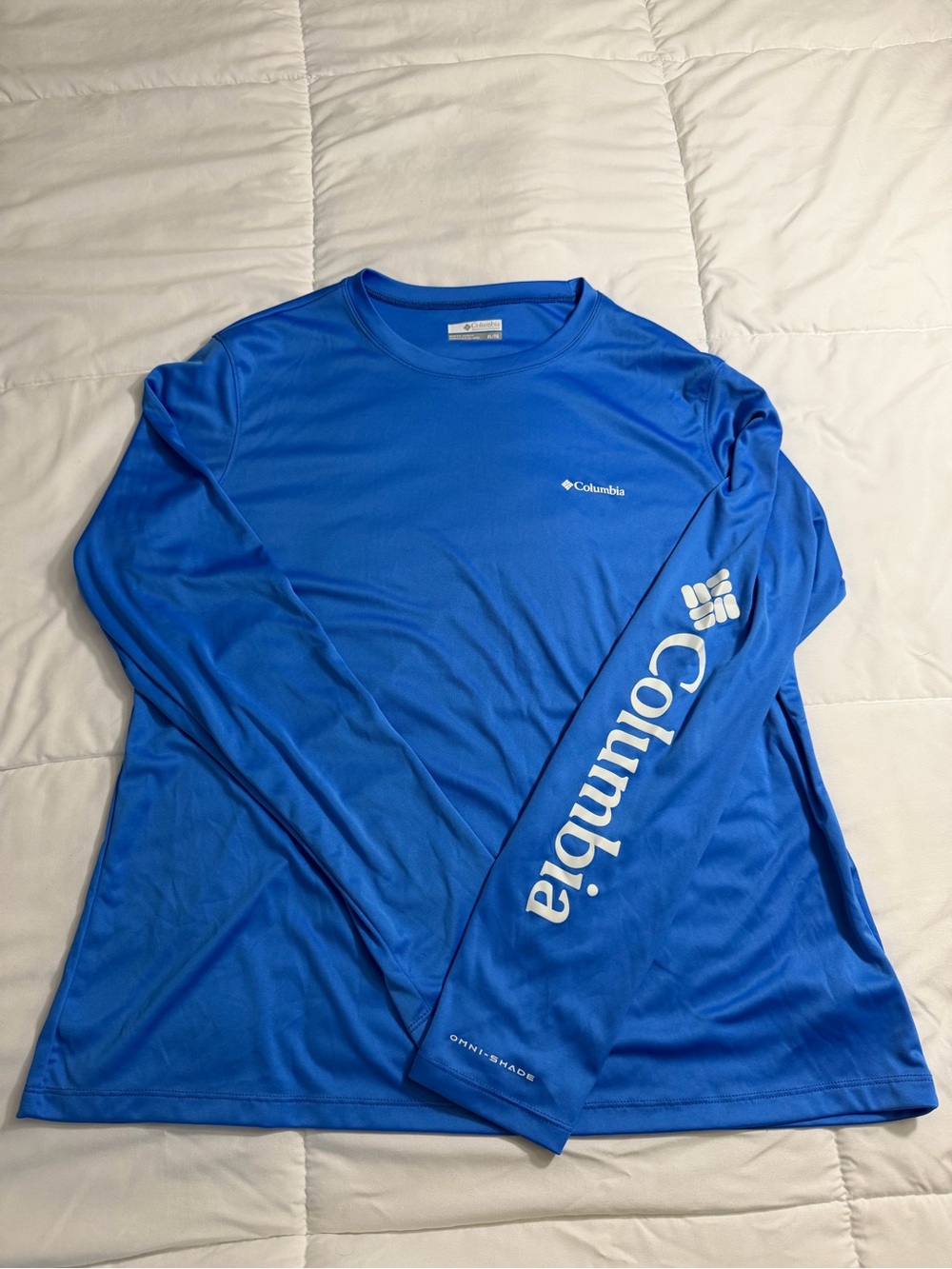 Columbia Long Sleeve Performance Tee - Blue